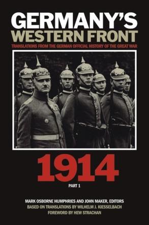 Germany's Western Front: 1914 book cover